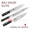 Couteaux japonais KAI s�rie SHUN ELITE - couteaux des chefs - lame acier Damas 