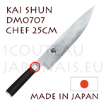 Couteau japonais KAI série SHUN DM0707 - couteau de cuisine CHEF  lame acier DAMAS 