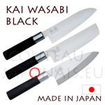 Couteaux japonais KAI série WASABI BLACK - couteaux des chefs 