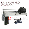 Mandoline de cuisine professionnelle KAI s�rie SHUN PRO  livr�e avec 3 blocs couteaux pour la d�coupe de b�tonnets et lame PRO asym�trique 