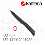 LOTUS - Couteau céramique KANTEGA Utilitaire à lame céramique noire 13cm 