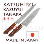 Couteaux japonais KATSUHIRO (Kazuyui Tanaka) Damas Cowry X