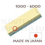 Sharpening whetstone WITHOUT stand  grit 1 face 1000 and 1 face 6000 - to be used in a wet state 