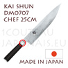 Couteau japonais KAI sÃ©rie SHUN DM0707 - couteau de cuisine CHEF  lame acier DAMAS 