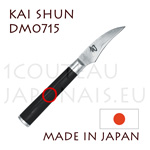 Couteau japonais KAI sÃ©rie SHUN - couteau d´office Ã  Ã©plucher  lame bec d´oiseau en acier DAMAS 
