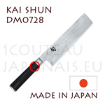 Couteau japonais KAI sÃ©rie SHUN - couteau NAKIRI - lame acier DAMAS 