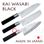 KAI japanese knives - WASABI BLACK series - chefs knives 