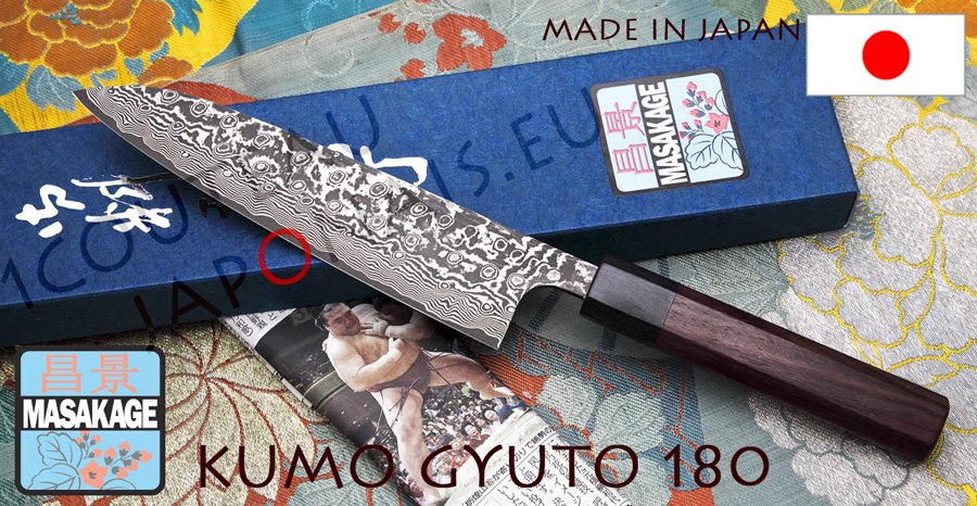 Couteau japonais artisanal Masakage Kumo - Couteau d'office 7,5 cm