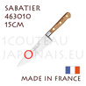 SABATIER IDEAL Kook’s knife fully forged - blade 15cm - OLIVE handle - 463010 