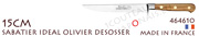 SABATIER IDEAL Boning knife fully forged - blade 15cm - OLIVE handle - 464610 