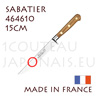 Couteau à dsosser SABATIER IDEAL entirement forg - lame 15cm - manche OLIVIER - 464610 