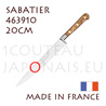 SABATIER IDEAL Kook’s knife fully forged - SLICER 20cm - OLIVE handle - 463910 