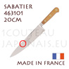 SABATIER IDEAL PRESTIGE Kook’s knife fully forged - blade 20cm - Oak handle - 463101 