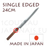 SINGLE EDGED - Couteau japonais YANAGIBA 24cm par Akira Sasaoka - acier Ã  haute teneur en carbone Aokami2 